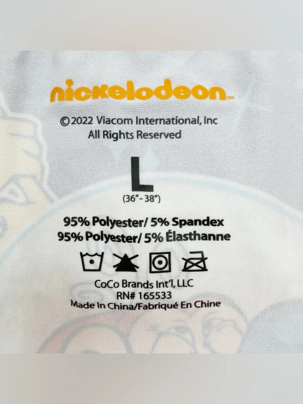 New Nickelodeon 90s Y2K Nicktoon Boxer Briefs Mens Size Large Underwear Rugrats